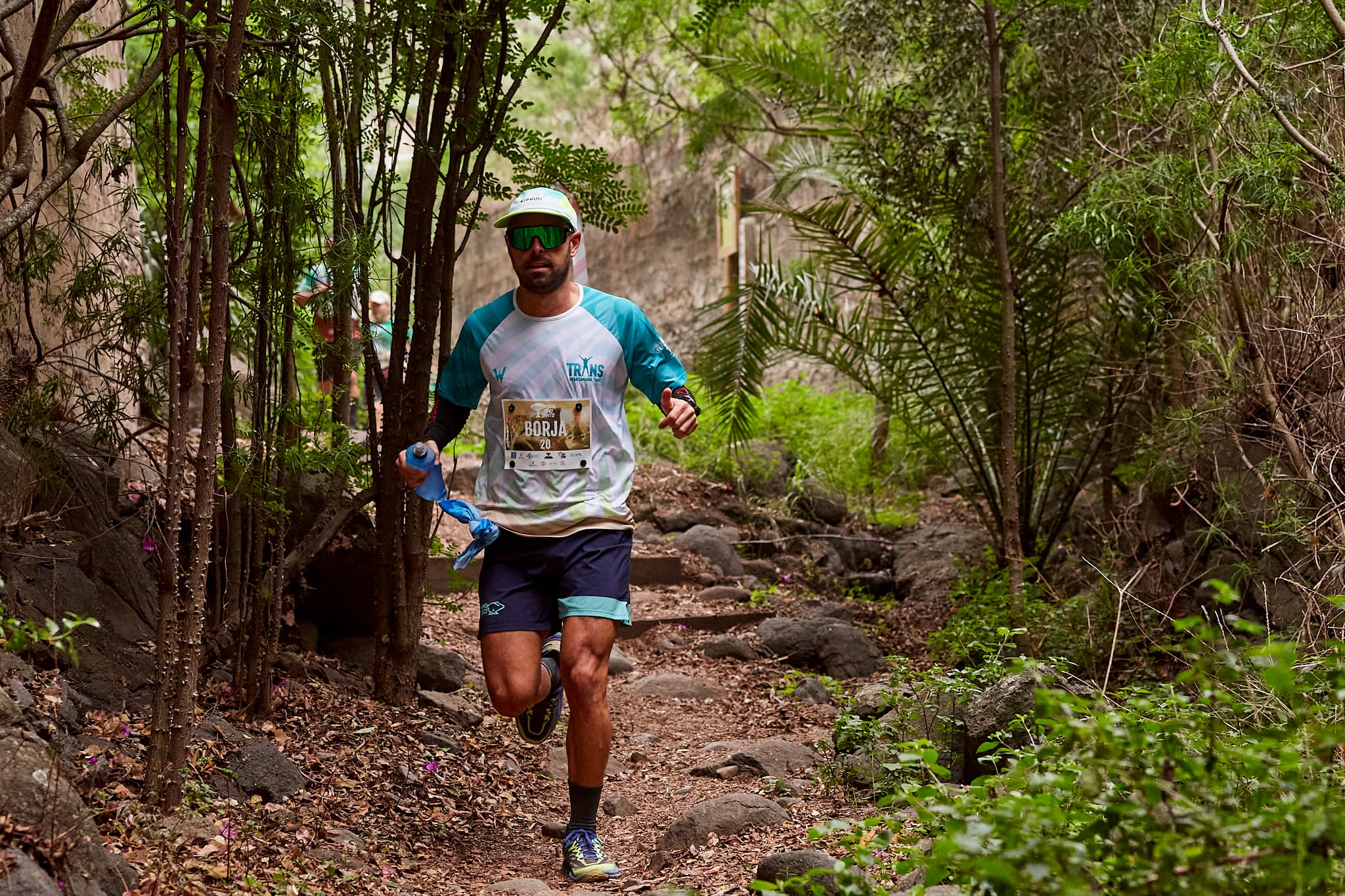 Corredor en la Trail Pino Santo 2024