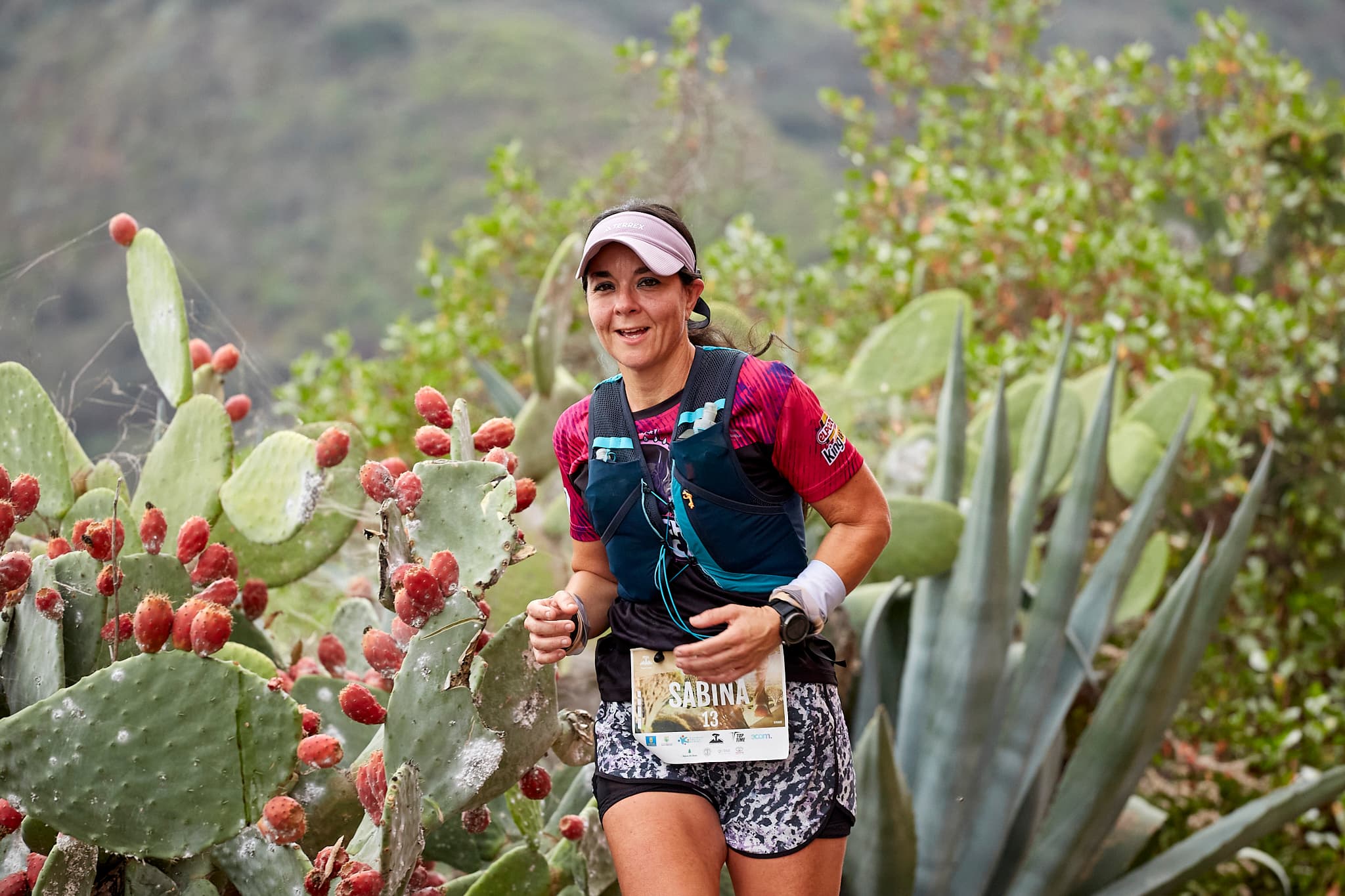 Corredora en la Trail Pino Santo 2024